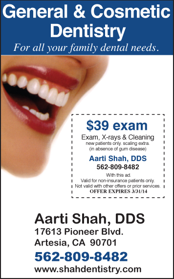 Aarti Shah DDS | Cerritos Community News.